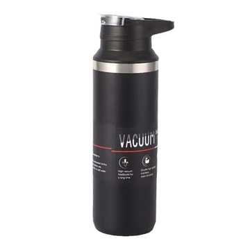 Cană termos din oțel inoxidabil 304, izolare, cu mâner, capacitate mare, sticlă sport portabilă pentru exterior (unisex)