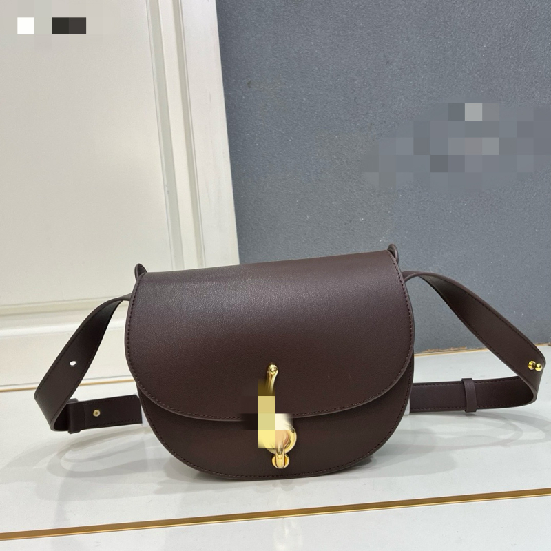 Ženska torba od prave kože s preklopom u obliku sedla, proljeće 2026, mala crossbody za žene