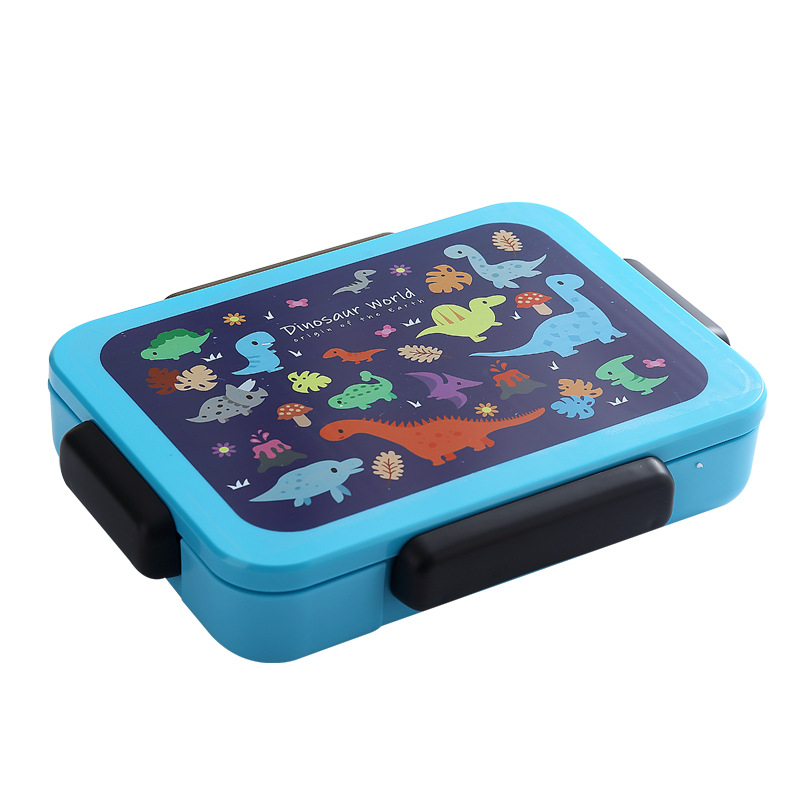 Star Orange Bento kutija za ručak s pet odjeljaka, PP plastika, kvadratnog oblika, mikrovalna sigurnost, 1–2 l, modern stil, za studente