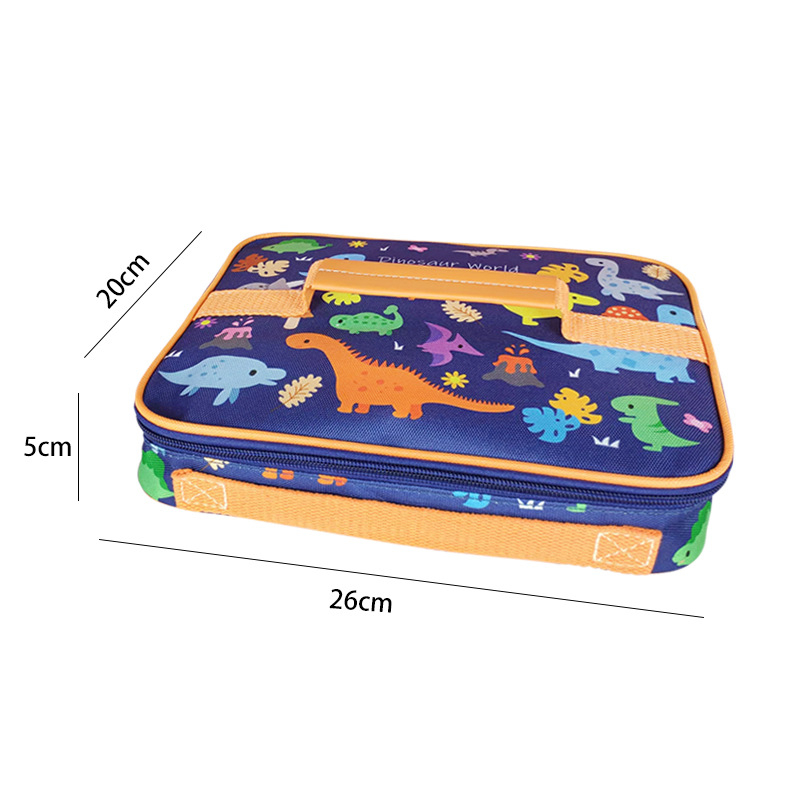 Star Orange Bento kutija za ručak s pet odjeljaka, PP plastika, kvadratnog oblika, mikrovalna sigurnost, 1–2 l, modern stil, za studente