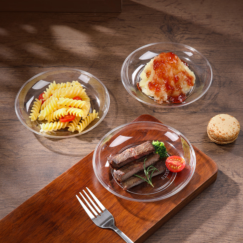 Meiliya Farfurie de unică folosință pentru uz casnic, veselă de masă, standard alimentar pentru aviație, mic vas pentru banchete și prăjituri, în vrac