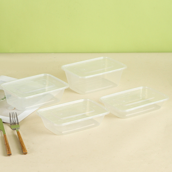Cutii de prânz de unică folosință, cu capac, pentru livrare, ambalaje din plastic pentru hoteluri, fast-food și restaurante.