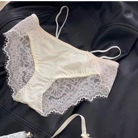 Pure Desire Čipkasti set grudnjaka za žene s malim grudima, push-up, bez žice, Palm Cup, debeli stil