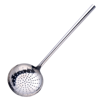 Oțel inoxidabil alimentar: lingură de gătit cu sită din plasă, lingură pentru tăiței, spatulă mare, lingură de filtrare, groasă și durabilă