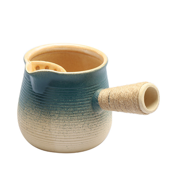 Ceainic ceramic cu accesorii pentru prepararea ceaiului cu lapte pe aragaz, potrivit pentru acasă și pentru gătit în aer liber