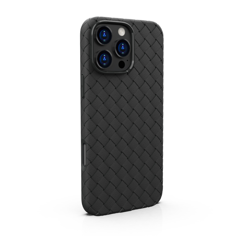Λεπτή TPU θήκη iPhone με διαχείριση θερμότητας, υφαντή υφή, μαγνητική προσάρτηση, προστασία από πτώσεις