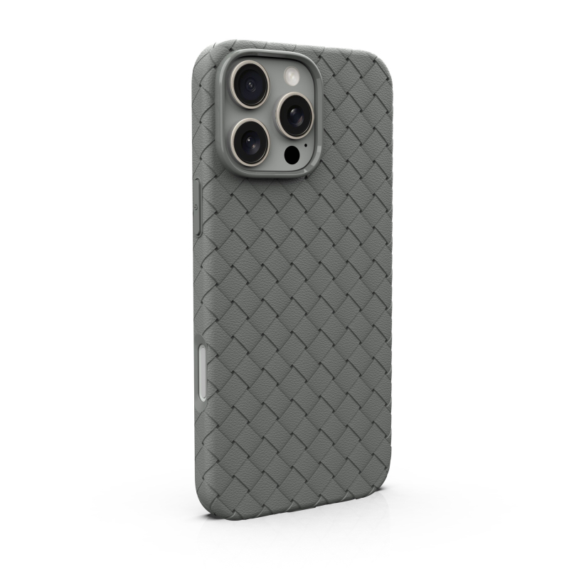 Λεπτή TPU θήκη iPhone με διαχείριση θερμότητας, υφαντή υφή, μαγνητική προσάρτηση, προστασία από πτώσεις