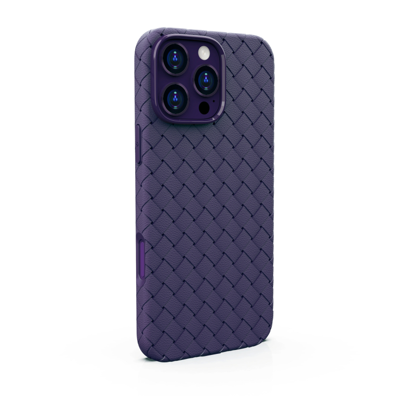 Λεπτή TPU θήκη iPhone με διαχείριση θερμότητας, υφαντή υφή, μαγνητική προσάρτηση, προστασία από πτώσεις