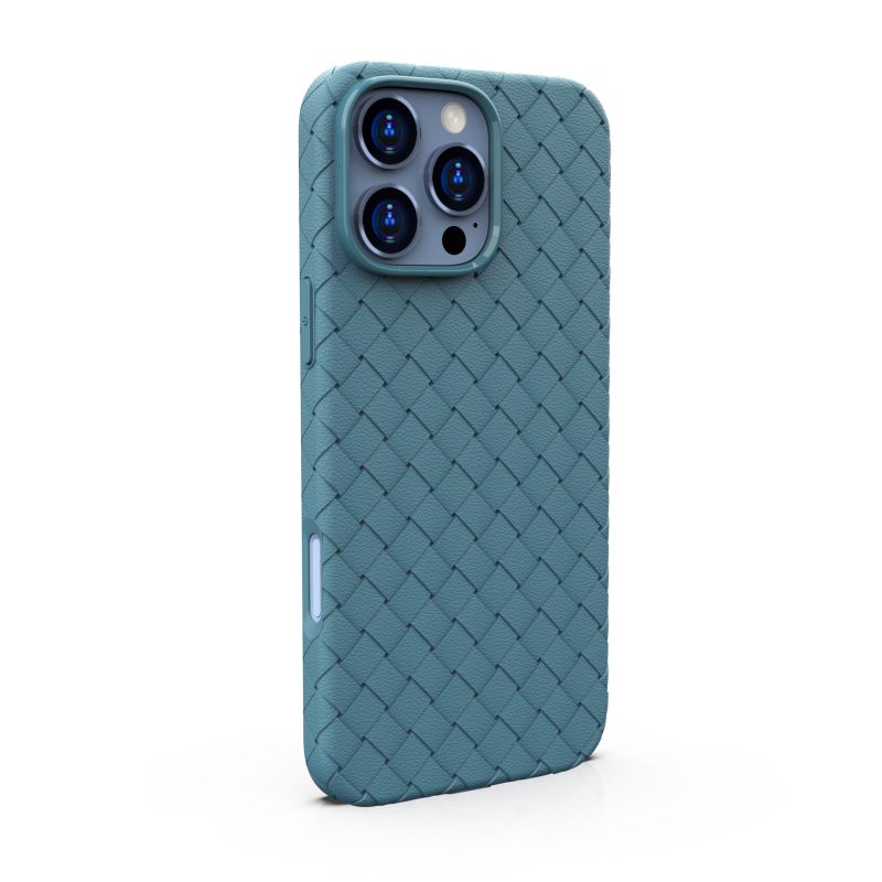 Λεπτή TPU θήκη iPhone με διαχείριση θερμότητας, υφαντή υφή, μαγνητική προσάρτηση, προστασία από πτώσεις