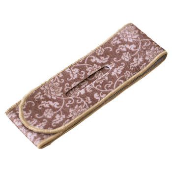 Sitaozhai bandă de protecție din piele întoarsă pentru ceainic și bol, accesorii textile pentru ceai, pentru drumeții în aer liber