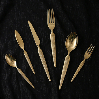 Set tacâmuri din oțel inoxidabil 304, model șarpe, tacâmuri occidentale: cuțit și furculiță, linguri, inclus cuțit și furcă pentru steak, linguriță de cafea și lingură de masă