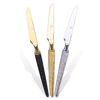 Set tacâmuri din oțel inoxidabil 304, model șarpe, tacâmuri occidentale: cuțit și furculiță, linguri, inclus cuțit și furcă pentru steak, linguriță de cafea și lingură de masă