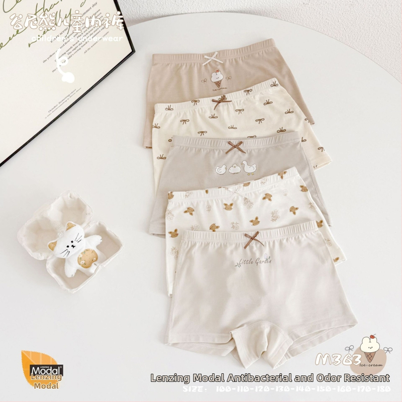 FOB Guni Bear Dievčenské Boxerky z Modalovej Látky – Boxerky pre Deti 3–8 rokov