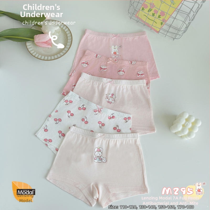 FOB Guni Bear Dievčenské Boxerky z Modalovej Látky – Boxerky pre Deti 3–8 rokov