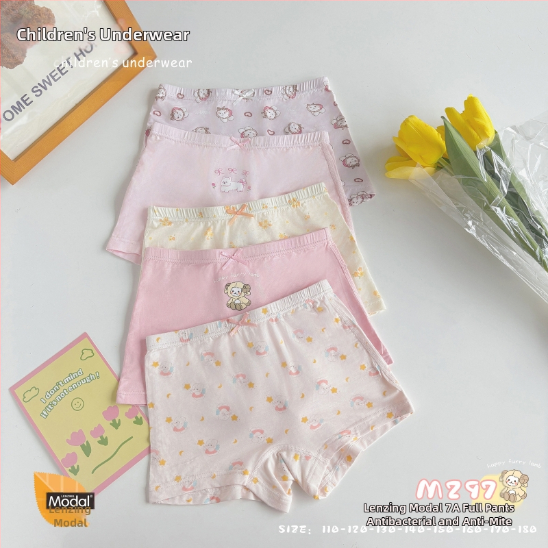 FOB Guni Bear Dievčenské Boxerky z Modalovej Látky – Boxerky pre Deti 3–8 rokov