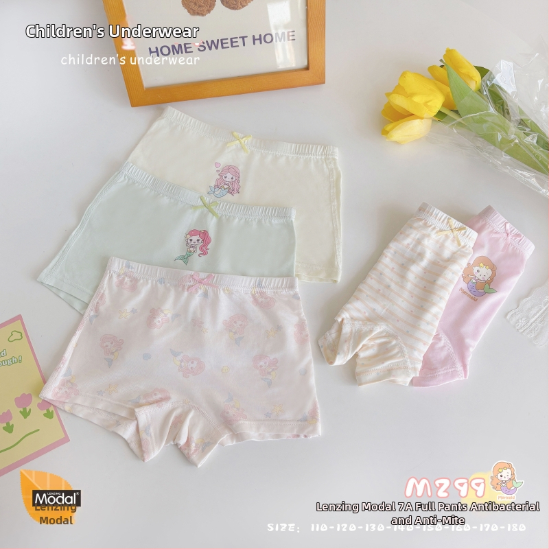 FOB Guni Bear Dievčenské Boxerky z Modalovej Látky – Boxerky pre Deti 3–8 rokov
