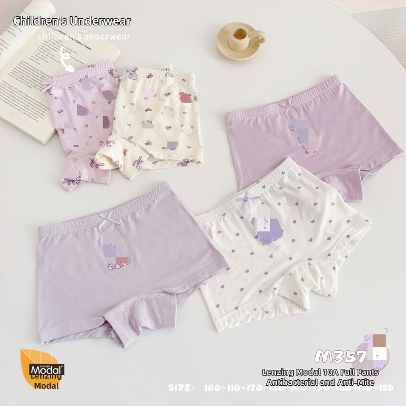 FOB Guni Bear Dievčenské Boxerky z Modalovej Látky – Boxerky pre Deti 3–8 rokov