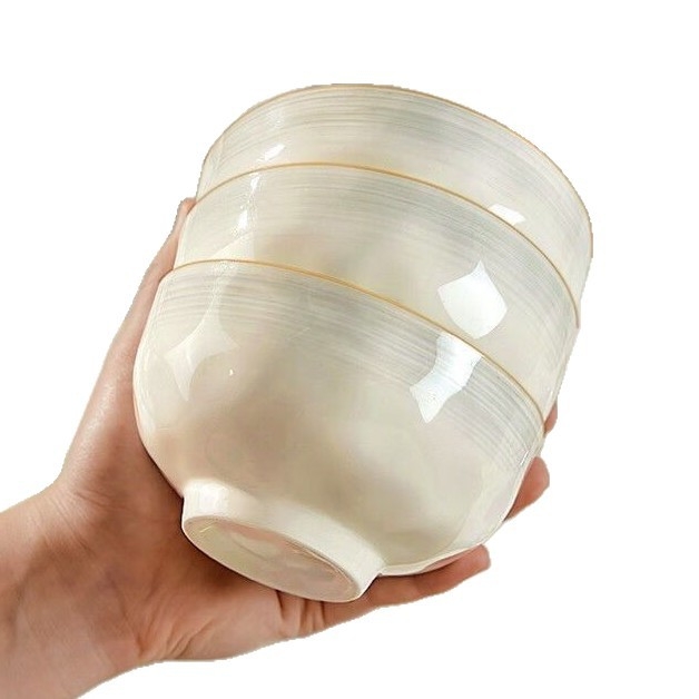 Set de boluri și farfurii cu underglaze color, model 2026, pentru uz casnic, porțelan ceramic cu estetică înaltă, ideal pentru casa nouă