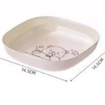 Farfurie din plastic în formă de os pentru masa de acasă, farfurie de gustare luxoasă, bază de depozitare a fructelor