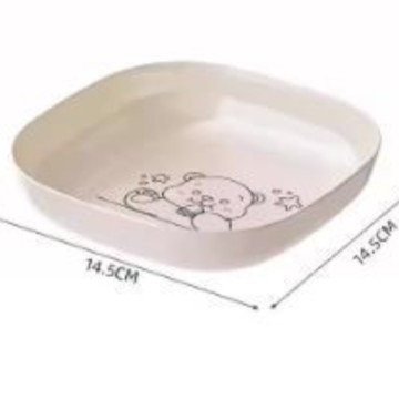 Farfurie din plastic în formă de os pentru masa de acasă, farfurie de gustare luxoasă, bază de depozitare a fructelor