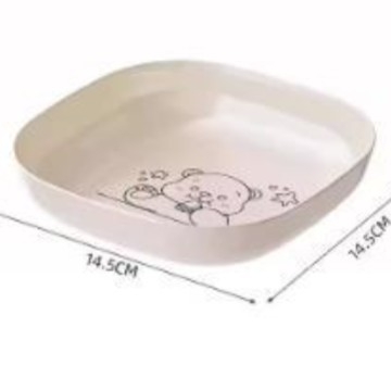 Farfurie din plastic în formă de os pentru masa de acasă, farfurie de gustare luxoasă, bază de depozitare a fructelor