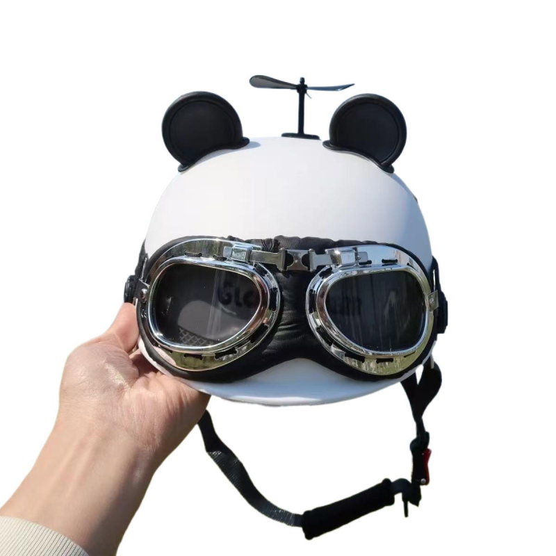 Kaciga za električno vozilo za parove, 3C certifikat, ljetna zaštita od sunca, retro Harley stil, unisex, lagana kaciga za vožnju