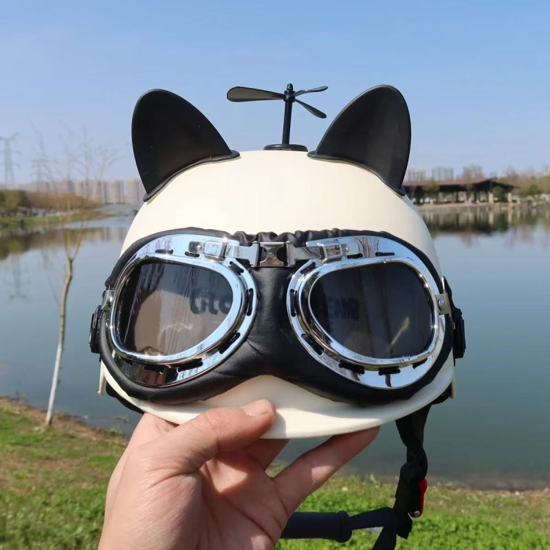 Kaciga za električno vozilo za parove, 3C certifikat, ljetna zaštita od sunca, retro Harley stil, unisex, lagana kaciga za vožnju