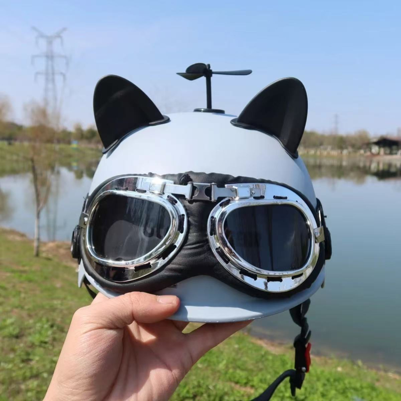 Kaciga za električno vozilo za parove, 3C certifikat, ljetna zaštita od sunca, retro Harley stil, unisex, lagana kaciga za vožnju