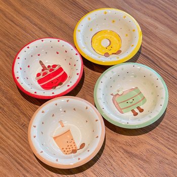 Cuki porcelán mártó tál, négyszögletes, szósz- és fűszeres tál, japán stílus