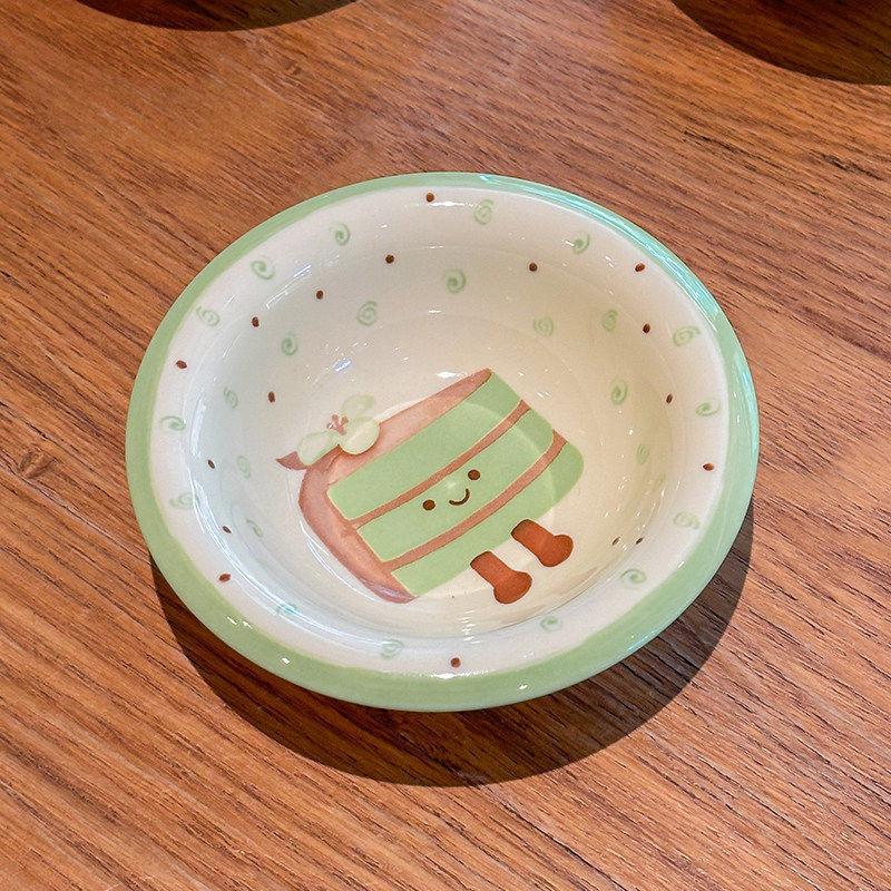 Cuki porcelán mártó tál, négyszögletes, szósz- és fűszeres tál, japán stílus