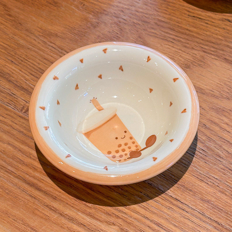Cuki porcelán mártó tál, négyszögletes, szósz- és fűszeres tál, japán stílus