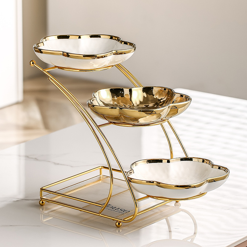 Farfurie de fructe din acril, stil Nordic, pentru sufragerie – platou decorativ pentru gustări și desert