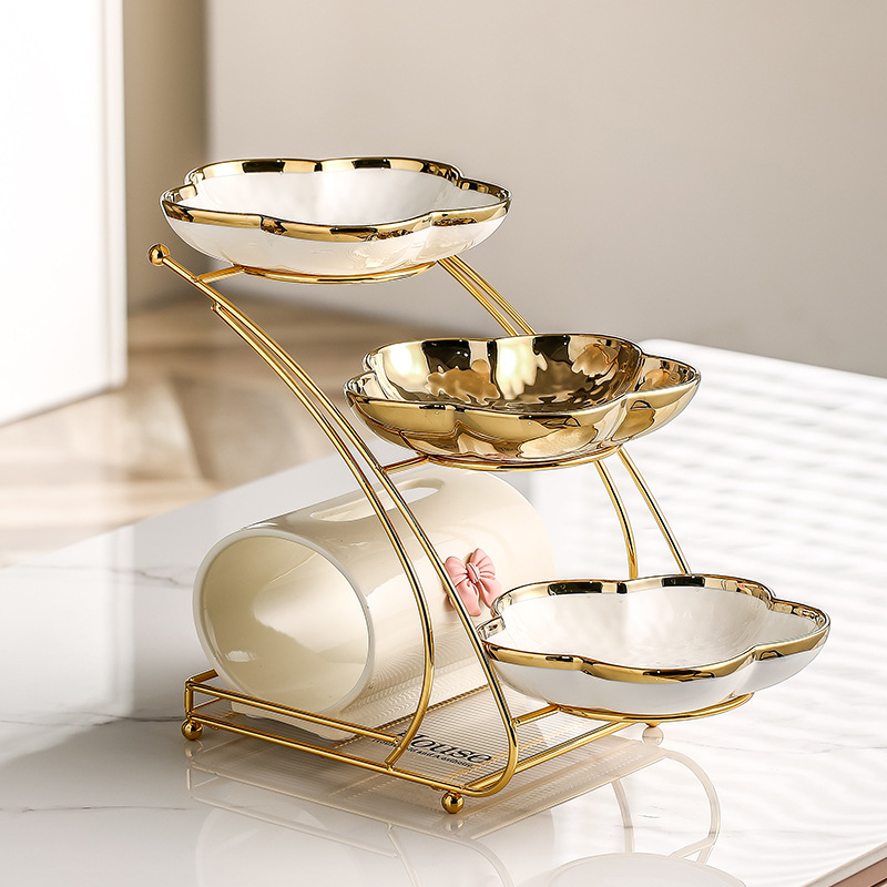 Farfurie de fructe din acril, stil Nordic, pentru sufragerie – platou decorativ pentru gustări și desert
