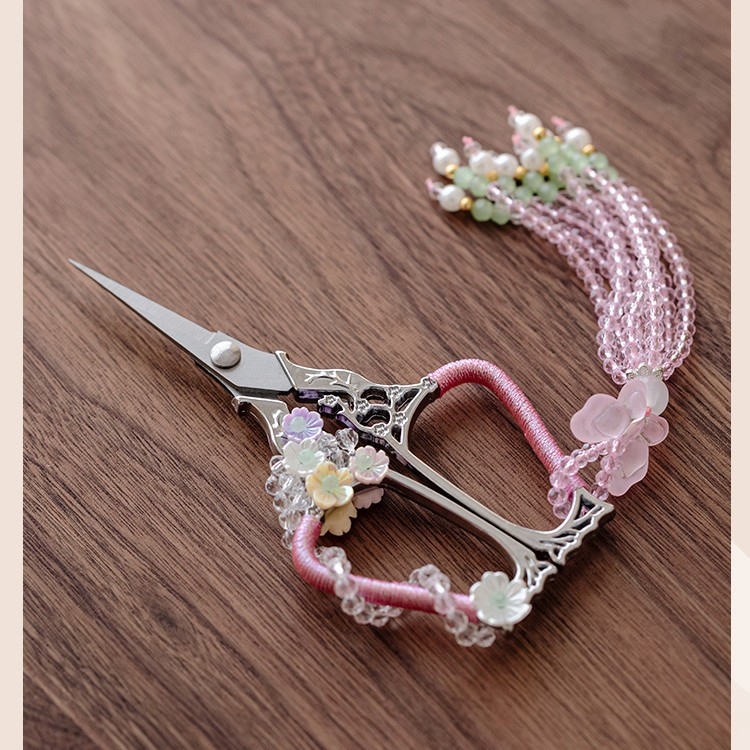 Foarfece pentru ceai pentru femei, stil vintage, pentru ceai la pliculețe, oțel inoxidabil, stil chinezesc, accesorii pentru ceai