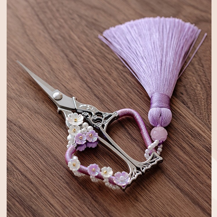 Foarfece pentru ceai pentru femei, stil vintage, pentru ceai la pliculețe, oțel inoxidabil, stil chinezesc, accesorii pentru ceai