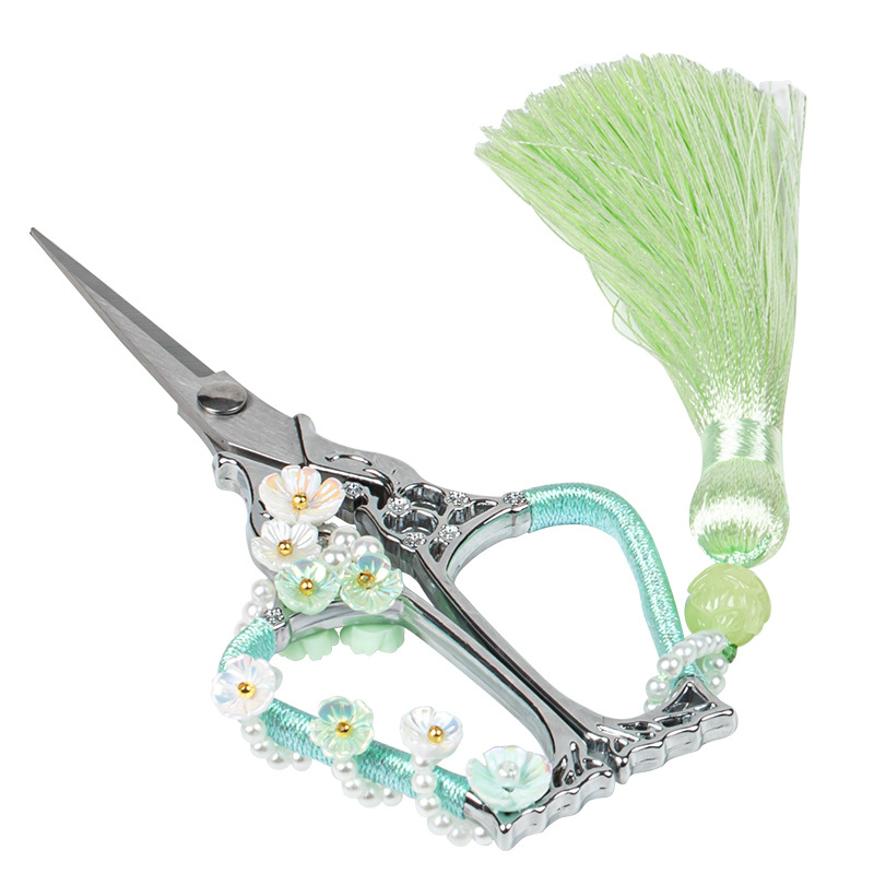 Foarfece pentru ceai pentru femei, stil vintage, pentru ceai la pliculețe, oțel inoxidabil, stil chinezesc, accesorii pentru ceai