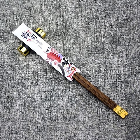Capace de bețișoare din hârtie Kraft, de unică folosință, cu logo, pentru bucătărie japoneză