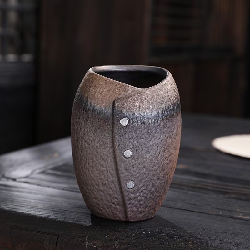 Setul celor Șase Domni pentru Ceremonia Ceaiului, ceramică cu aur pentru uz casnic — ac de ceai, clips de ceai, perie pentru ceainic, instrumente de preparare a ceaiului