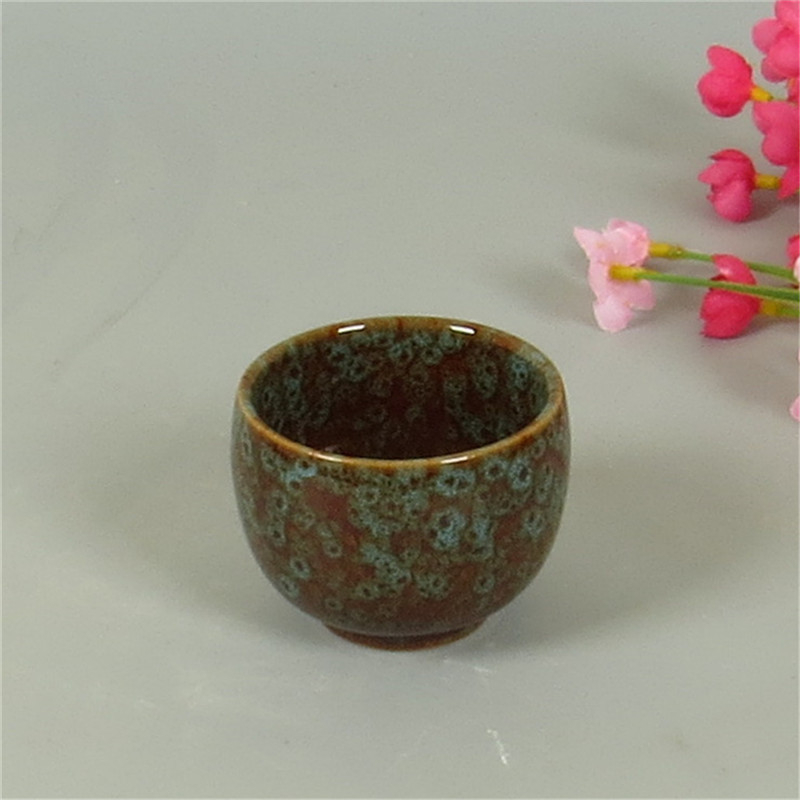 Ceașă de ceai ceramică Jian Zhan, ceașcă-maestru cu variații de cuptor, set de ceai