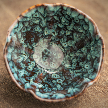 Ceașcă de ceai Jian Zhan Kiln-Change din ceramică