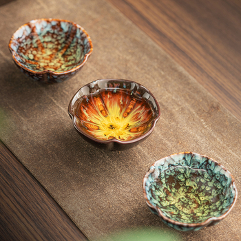 Ceașcă de ceai Jian Zhan Kiln-Change din ceramică