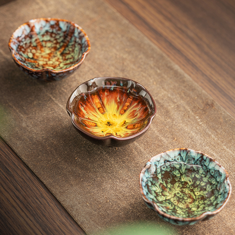 Ceașcă de ceai Jian Zhan Kiln-Change din ceramică