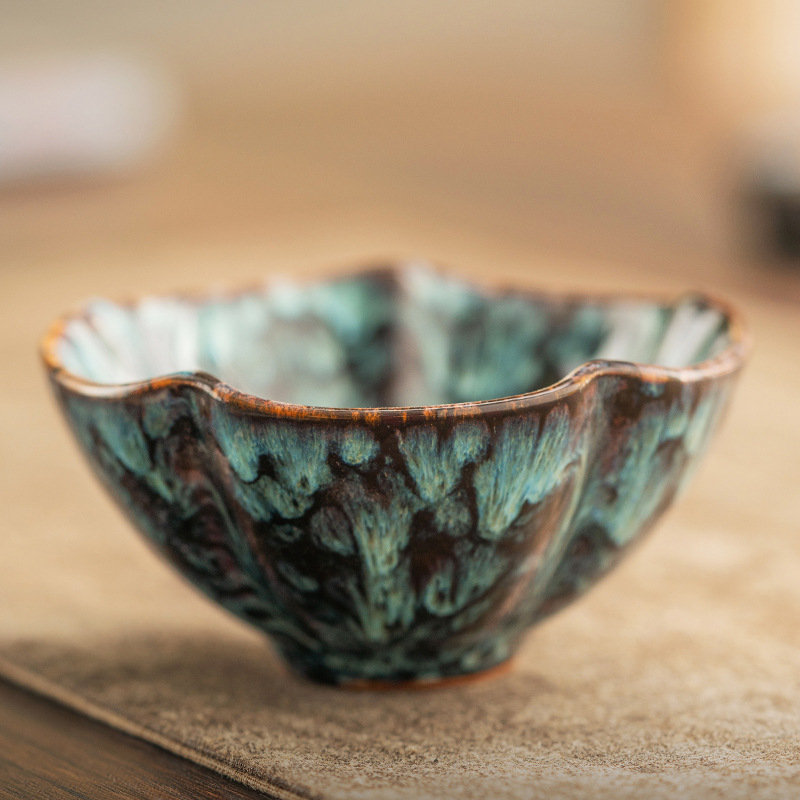 Ceașcă de ceai Jian Zhan Kiln-Change din ceramică