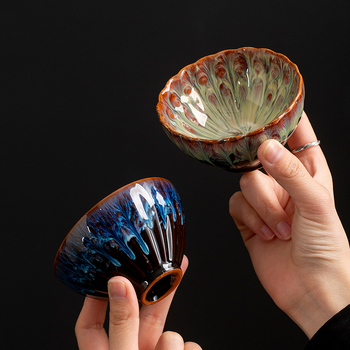 Ceșă de ceai din porțelan, obiect decorativ ceramic pentru casă
