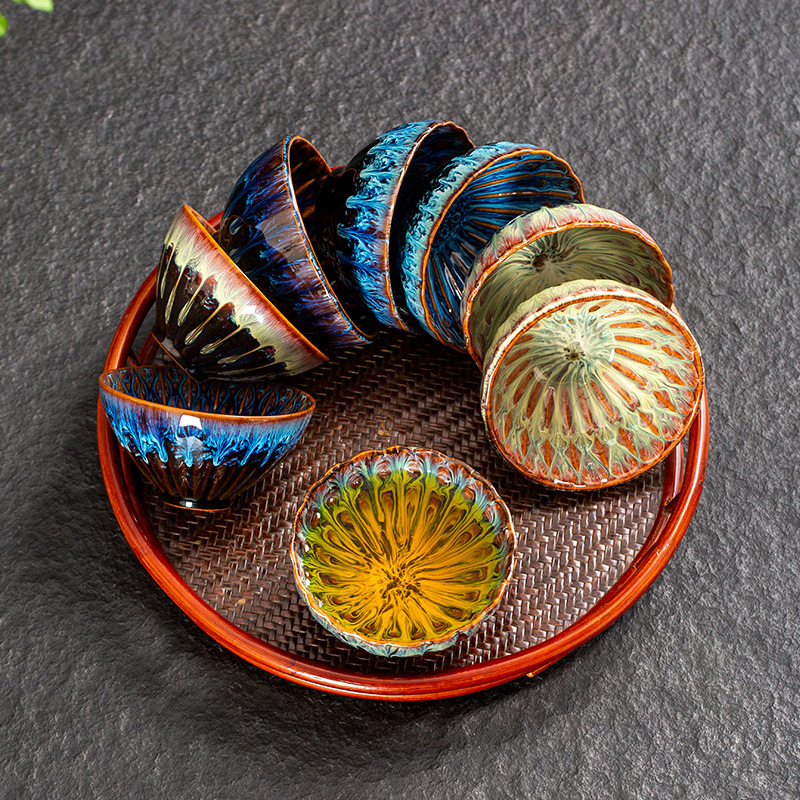 Ceșă de ceai din porțelan, obiect decorativ ceramic pentru casă