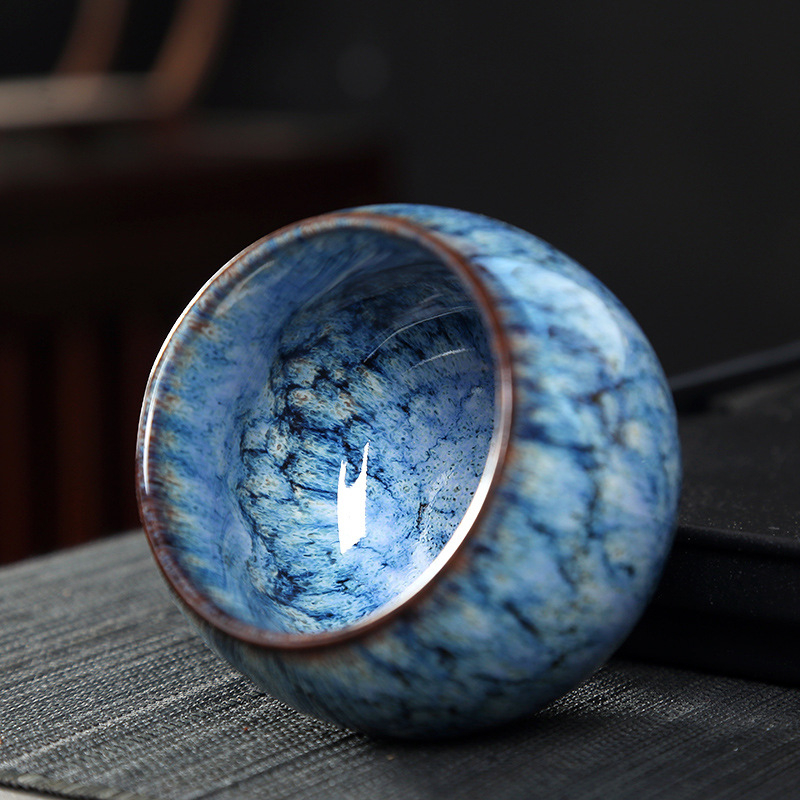 Ceașcă Dragon Egg Jianware, ceașcă ceramică pentru espresso cu motiv dragon, anti-răsturnare, încălzire a mâinilor