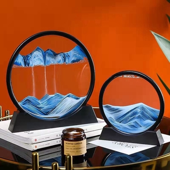 3D τέχνη με άμμο – κλεψύδρα, μοντέρνος διακοσμητικός για το σπίτι και το γραφείο