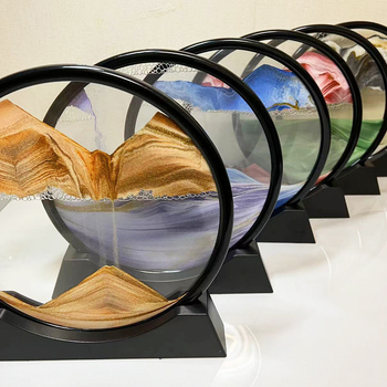 3D τέχνη με άμμο – κλεψύδρα, μοντέρνος διακοσμητικός για το σπίτι και το γραφείο