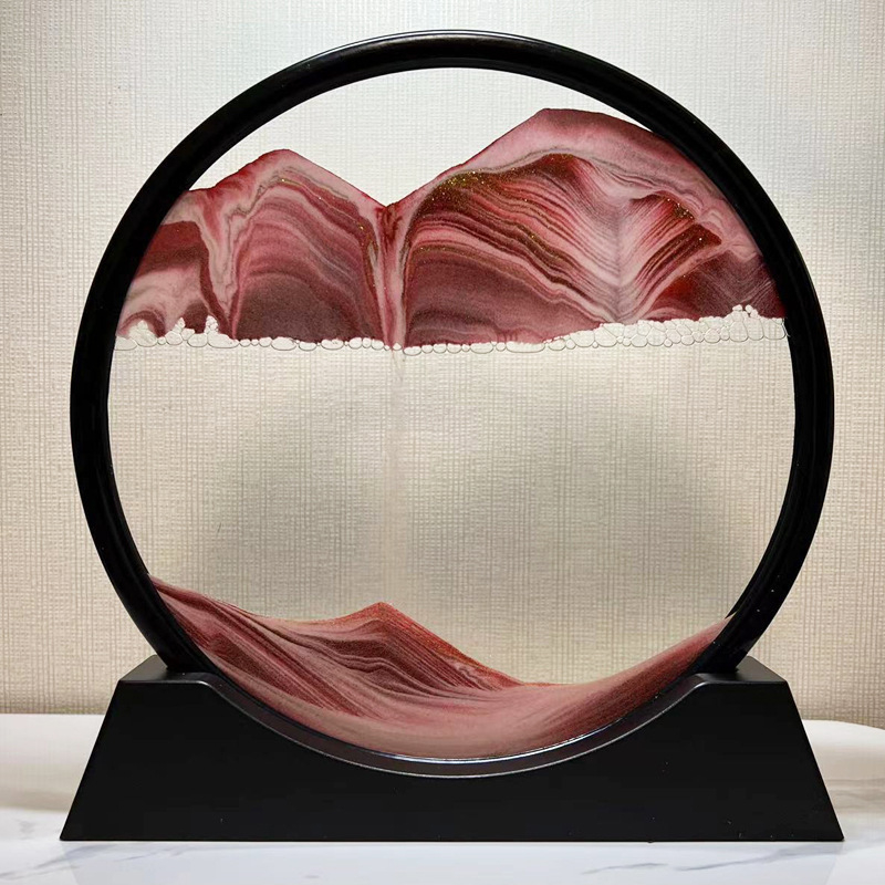 3D τέχνη με άμμο – κλεψύδρα, μοντέρνος διακοσμητικός για το σπίτι και το γραφείο