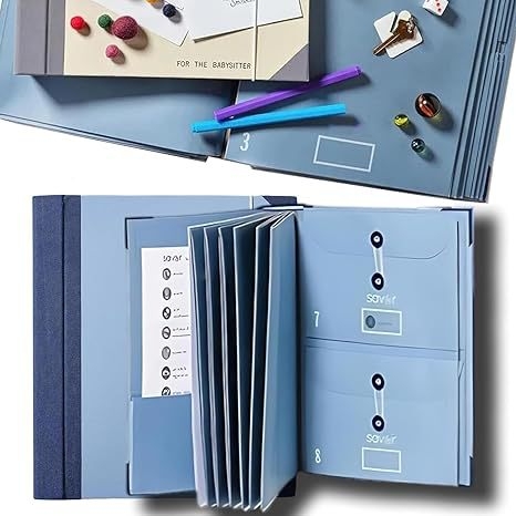 Dosar acordeon cu buzunare pentru documente A4
